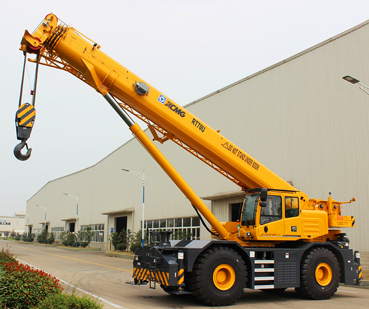 XCMG Official 70 Ton Rough Terrain Hydraulic Crane RT70U China New Rough Crane Price